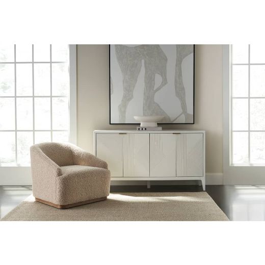 Picture of Neutral Boucle Bernie Swivel Chair